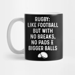 Rugby Like Football But... Mug